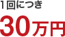 1回につき30万円